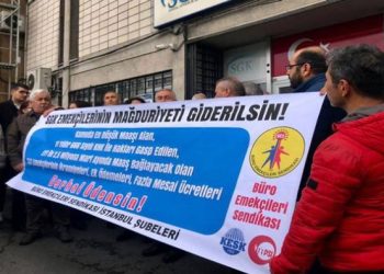 SGK emekçileri eylemde: “Hukuksuzluğa son verin”