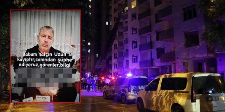 Ağır hasarlı binada ölü bulundu