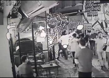 Beşiktaş’taki silahlı saldırının görüntüleri ortaya çıktı